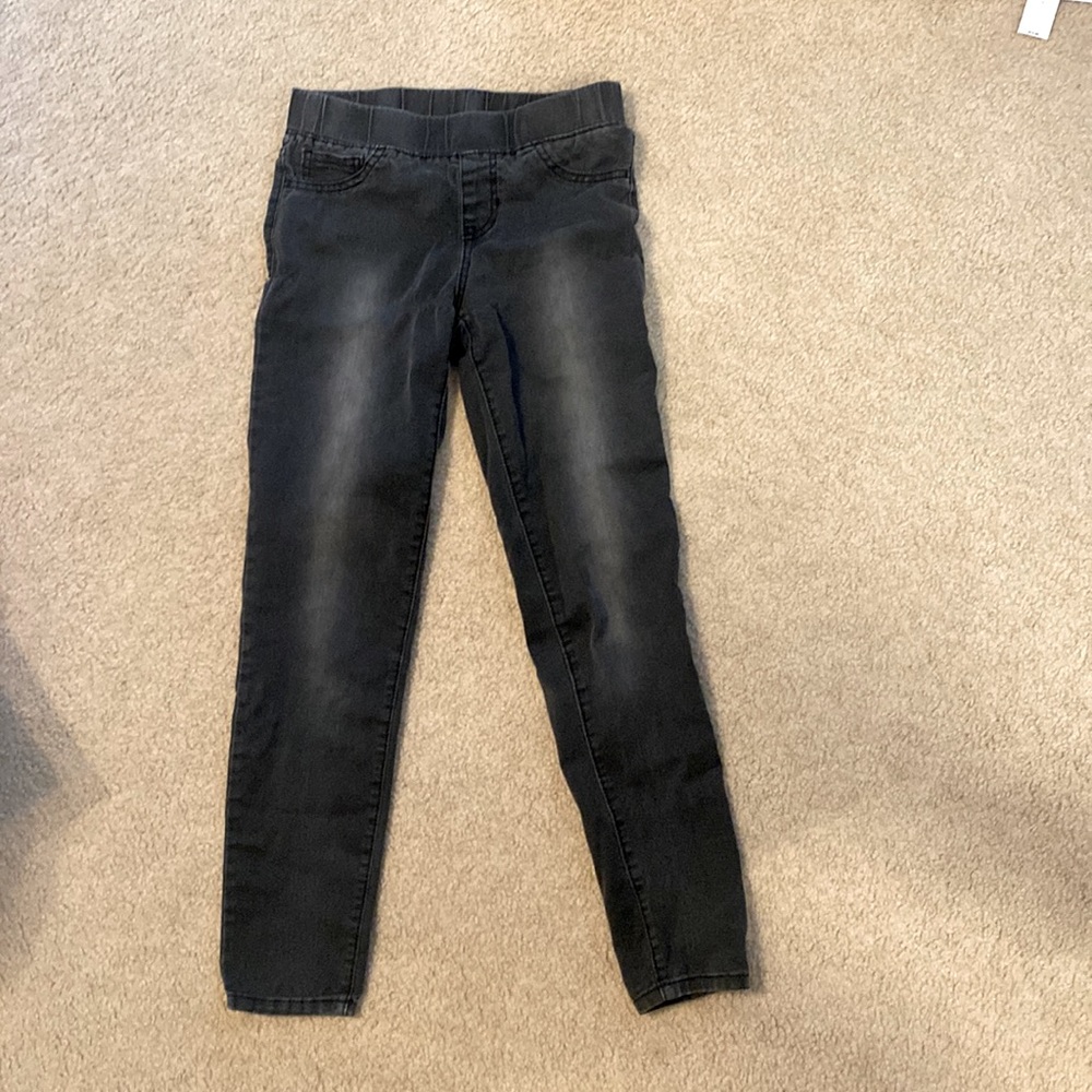 Cat & Jack- dark gray jeggings- youth 12